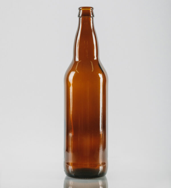 650mL glass "bomber" beer bottle