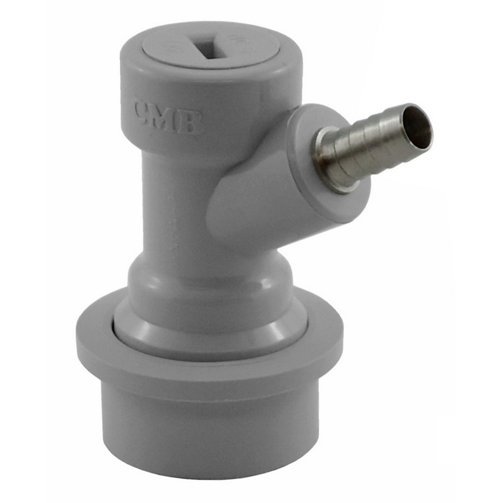 Ball Lock Gas In Connector for Corny Kegs - Barbed Fitting · Terminal ...