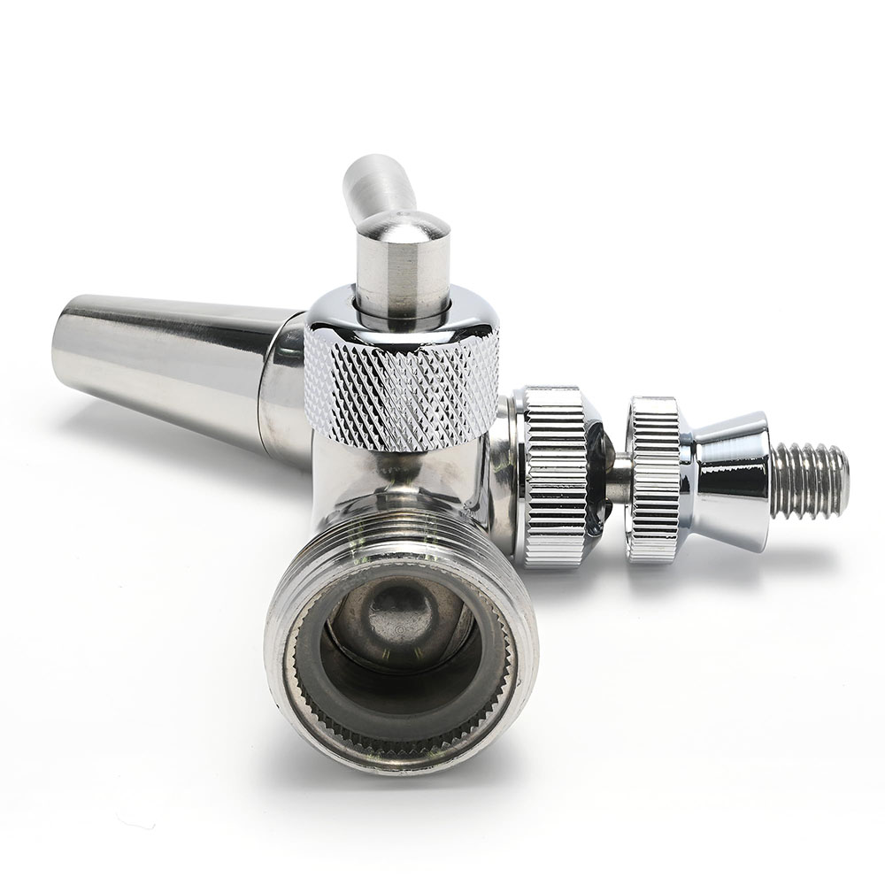 Stainless Steel Forward Sealing Beer Faucet with Flow Control - Image 3