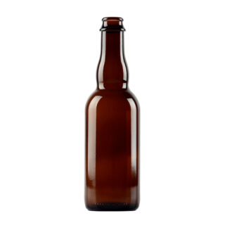 Belgian Amber Glass Beer Bottle