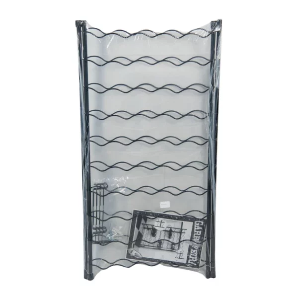 50-Bottle Wine Rack - Black