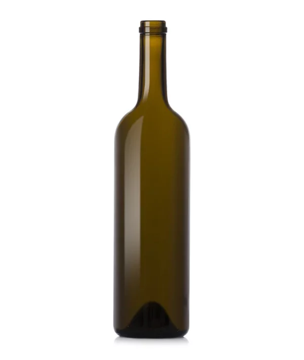 Brown 750mL Glass Wine Bottle