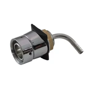 Draft Tower Shank Assembly - Chrome Plated Brass