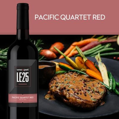 WineXpert LE25 Pacific Quartet Red - Pacific Quartet Red - Grilled Ribeye
